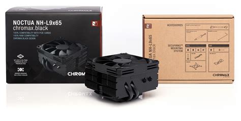 Noctua Launches Chromax Black Versions Of Nh D L And Nh L X Cpu