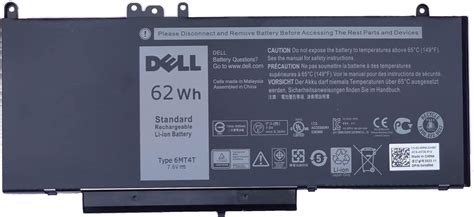 Amazon Dell Mt T V Wh Battery For Dell Latitude E E