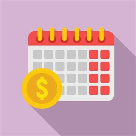 Money Remarketing Calendar Icon Flat Style 14503706 Vector Art At Vecteezy