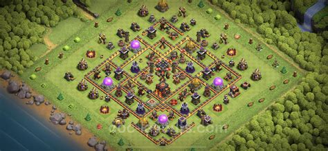 Clash Of Clans Town Hall Level 10 Layout