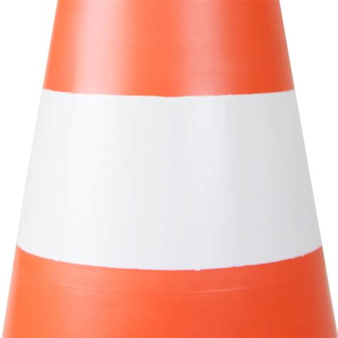 Cone Sinalizador Cm Branco E Laranja Vonder Cone Cmb E