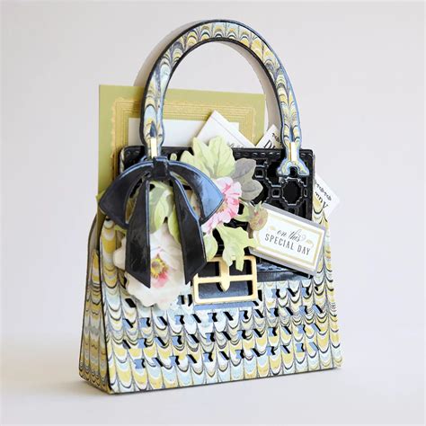 Anna Griffin Luxury Stitched Purse Card 9 Piece Box Dies Collection