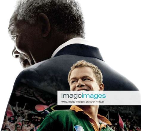 Morgan Freeman And Matt Damon Characters Nelson Mandela Francois