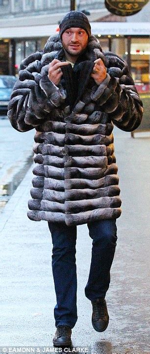 Tyson Fury Steps Out In A Bespoke Chinchilla Fur Coat In Manchester