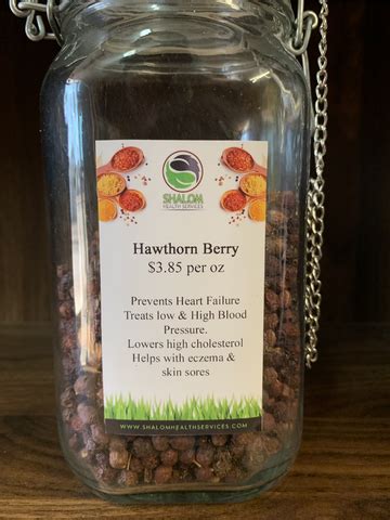 Hawthorn Berry – Shalom Health Services