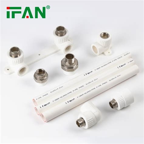 Ifan Injection White Connector Valve Pn Ppr Water Pipe Fittings Ppr