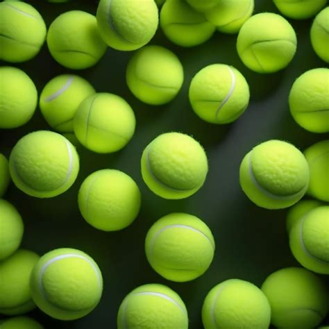 Premium Photo | CloseUp of a green Tennis Ball