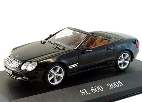 Mercedes Benz SL 600 R230 2003 De Agostini 1 43 MODELE W SKALI 1 43