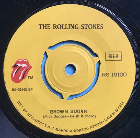 Nostalgipalatset ROLLING STONES Brown Sugar GREEK 45 1971