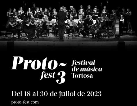 El festival Proto fest de Tortosa estrenarà un poema simfònic inèdit