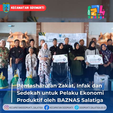 Pentasharufan Zakat Infak Sedekah ZIS Untuk Mustahik Pelaku Ekonomi