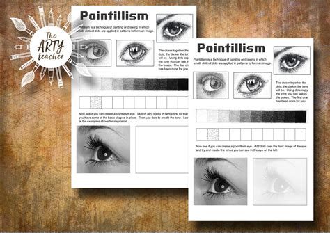 Teachers Instruction In A Class On Pointillism 1