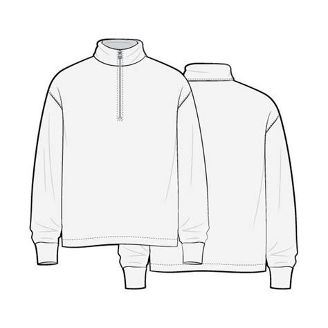 Quarter Zip Sweater PDF Sewing Pattern Sizes XS / S / M / L / - Etsy ...