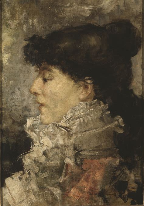 Portrait Of Sarah Bernhardt By Jules Bastien Lepage Artvee