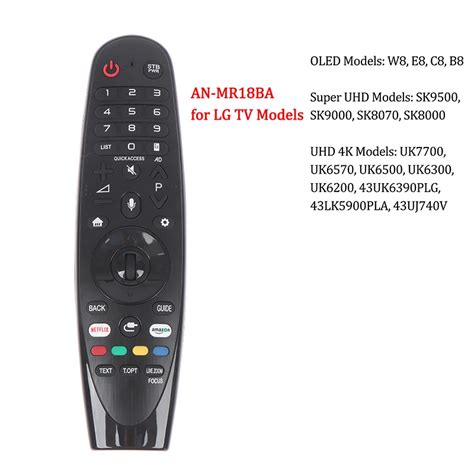 Remote Control For Lg Tv Smart Magic An Mr Ba An Mr Ba An Mr G An