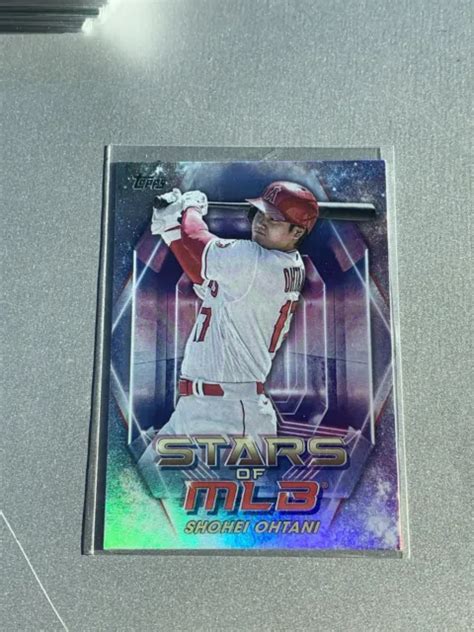 Topps Chrome Variation Shohei Ohtani Stars Of Mlb Smlbc Angels