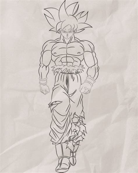 How To Draw Goku A Step By Step Guide