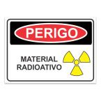 Adesivo Perigo Material Radioativo Cm Sinalplast Placas De