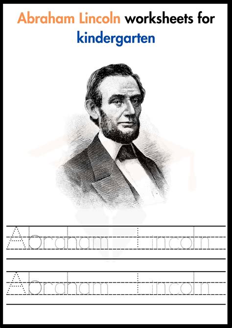 Abraham Lincoln Worksheets for Kindergartens