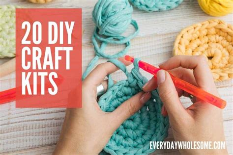 Everyday Wholesome | 20 DIY Craft Kits for Kids & Adults | Gift Guide