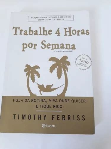 Livro Trabalhe Horas Por Semana Mercadolivre