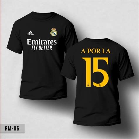 Jual Baju Kaos Jersey Bola Real Madrid Champions A Por La