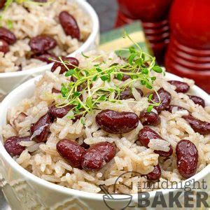 Jamaican Coconut Rice - The Midnight Baker - Budget Meal