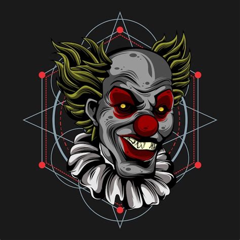 Premium Vector Monster Clown