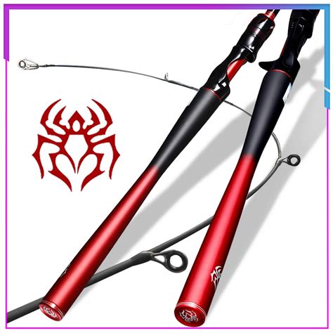 NYA Spinning Baitcasting Fishing Rod Carbon Fiber Solid Tip Fishing