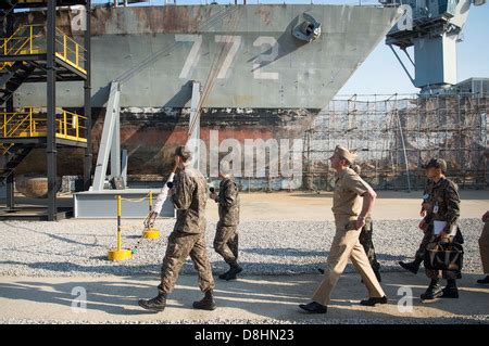 CNO visits ROKS Cheonan memorial Stock Photo - Alamy