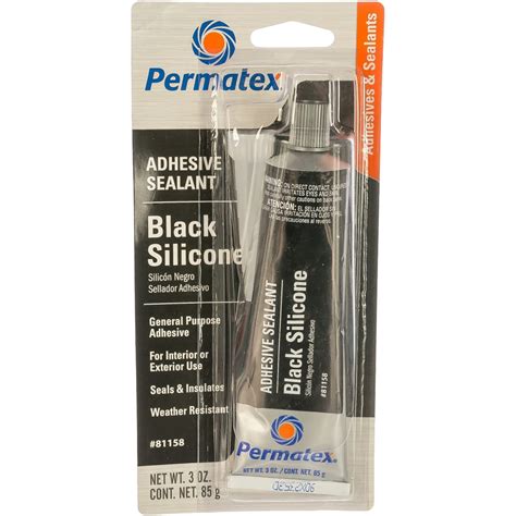 Клей-герметик PERMATEX RTV силиконовый/черный/тюбик 85г. 81158 ...
