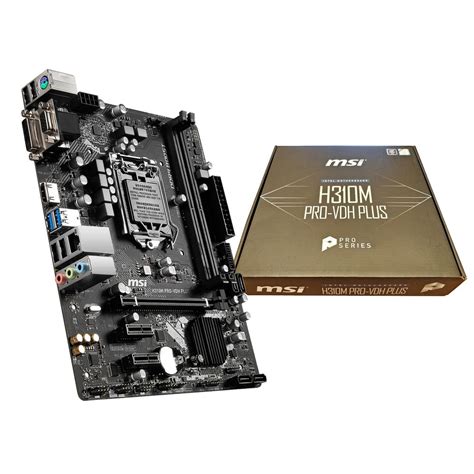 Msi H M Pro Vdh Plus Lga Intel Th Th Gen Ddr Micro Atx