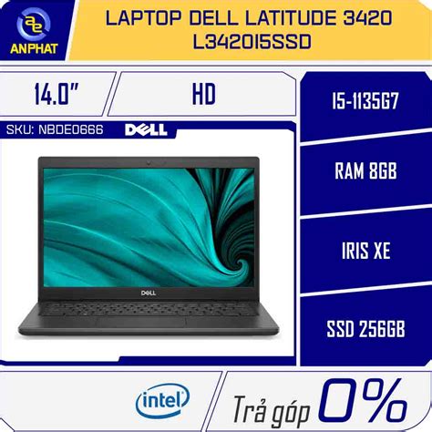 Laptop Dell Latitude 3420 L3420i5ssd Core I5 1135g7 8gb 256gb Intel Iris Xe 140 Inch