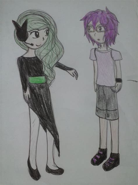 pokemon as humans-Meloetta and Genesect by fairy-lee on DeviantArt