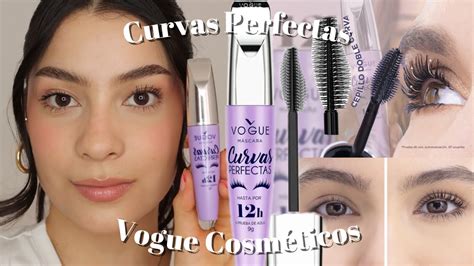 Probando la NUEVA pestañina CURVAS PERFECTAS de Vogue Cosméticos