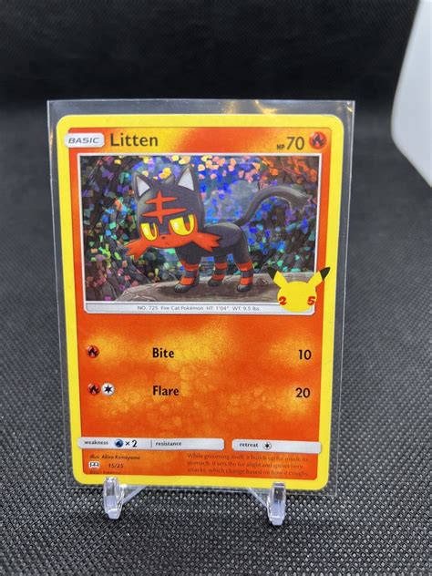 Pokémon Tcg Litten Mcdonalds Promos 1525 Holo Promo Promo For Sale