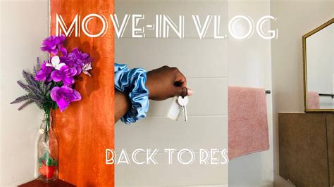 Move In Vlog Part 1 Back To Res South African YouTuber YouTube