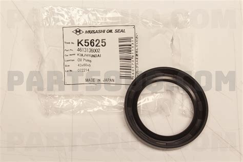 SEAL OIL 4613136002 Hyundai KIA Parts PartSouq