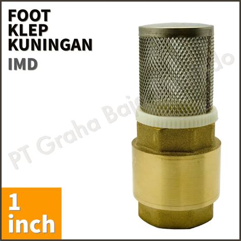 Jual FOOT VALVE 1 KUNINGAN FOOT KLEP TUSEN TUSSEN KLEP 1 KUNINGAN