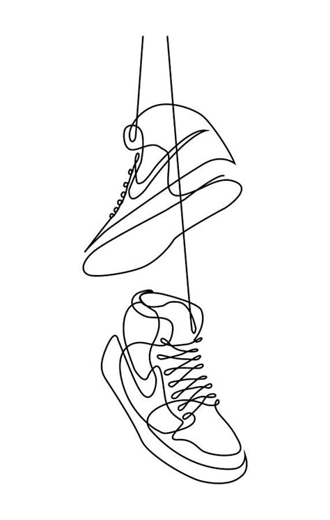 Nike Shoe Drawings