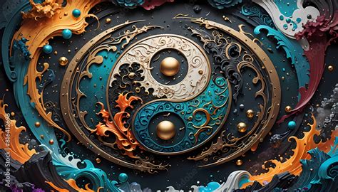 abstract background  yin  theme stock illustration adobe stock