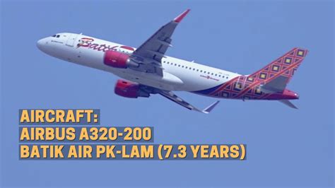 Keren Banget Take Off Batik Air Airbus A Batik Air Pk Lam