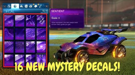 Rocket League 16 Új Mystery BM Decal FanMade YouTube