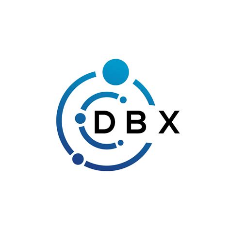 Dbx Letter Logo Design On White Background Dbx Creative Initials