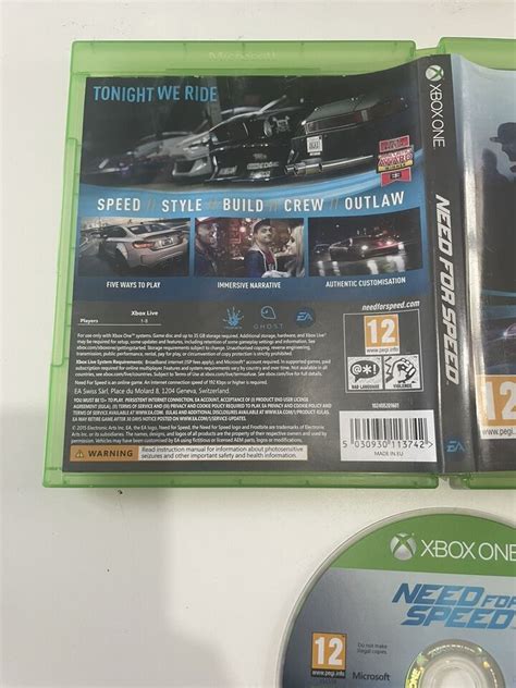 Need For Speed Xbox One Computer Game 5030930113742 EBay