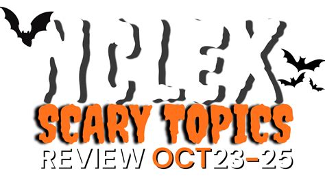 Scary Topics Confirmation ReMar Review NCLEX V2 Nurse Training