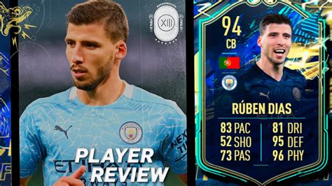 Impasable En La Defensa Ruben Dias Tots Review Fifa Youtube