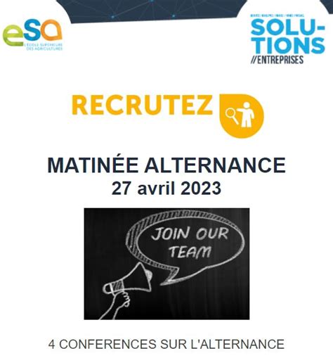 Matinée de l alternance