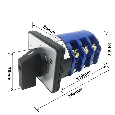 Snapklik Rotary Cam Changeover Switch Lw V A