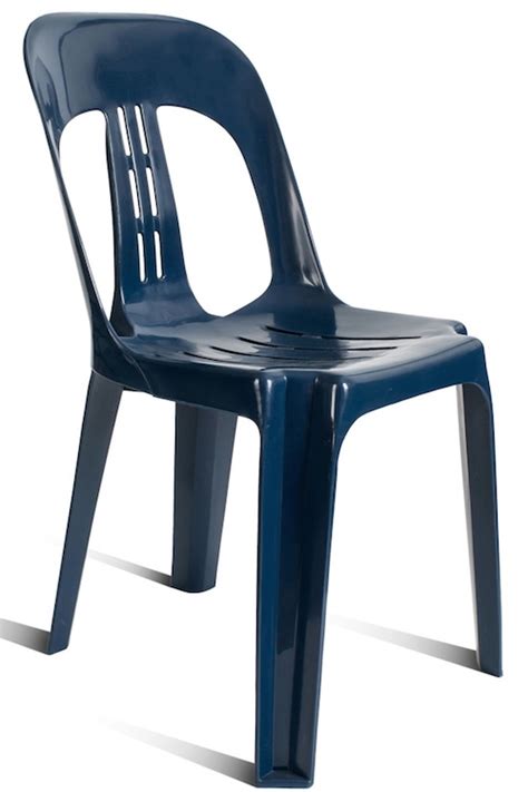 Navy Barrel Plastic Pvc Chair Ccfnz